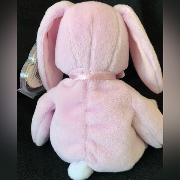 FLOPPITY The purple bunny a TY beanie baby ventige, mint, retired, PVC pellets - Picture 4 of 5